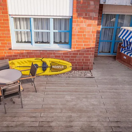 Strandwohnung Mit Grosser Terrasse In Erster Reihe Am Schoenberger Strand, Kajak, Wallbox, 24h Self Check-in, Disneyplus Апартаменты *